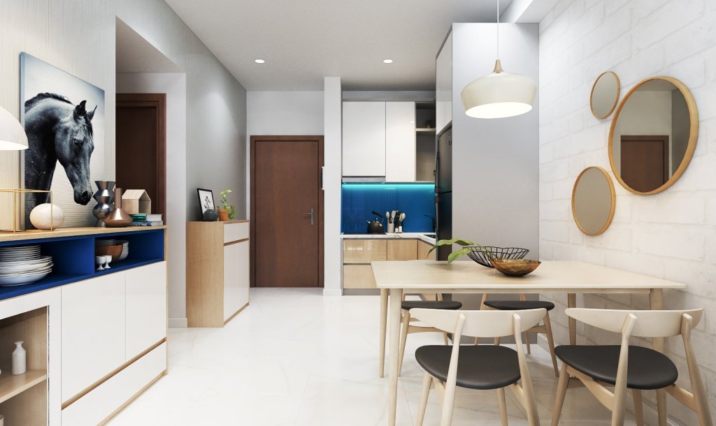 Không gian bếp ăn