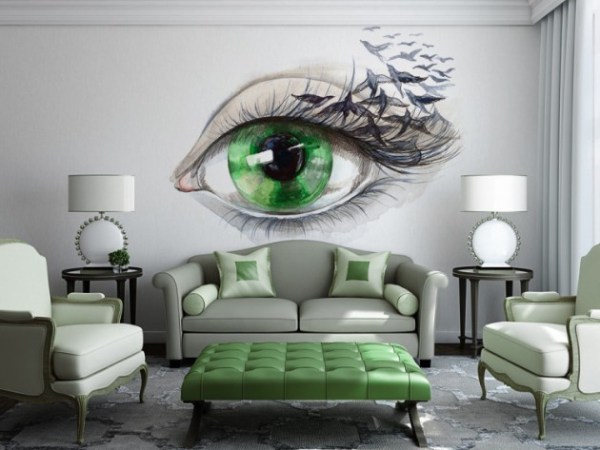 Ý tưởng trang trí bức tường phòng khách căn&nbsp;hộ